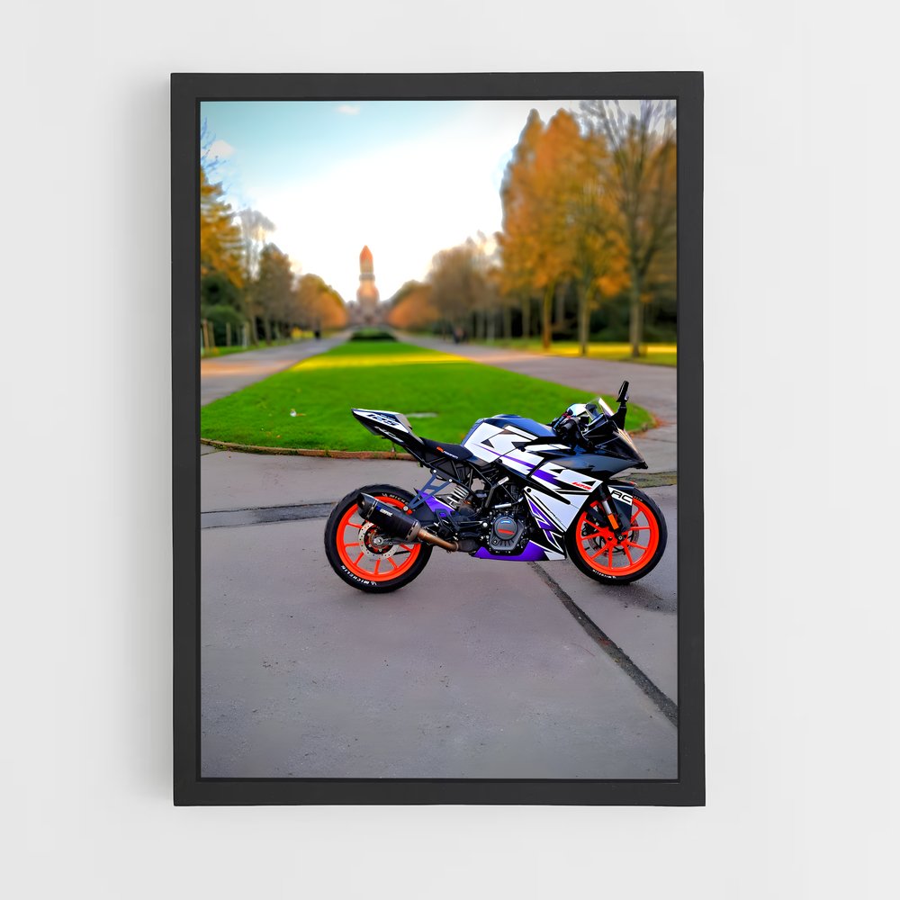 Poster Éclatant Rc 125 – affiche KTM Moto (vue 2)